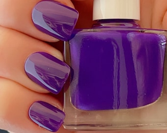 Grape Crush: Purple Nail Polish, Blue-Violet Nail Polish, Cruelty Free and Vegan Nail Polish