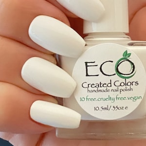 WHITE OUT - White Nail Polish, Wedding Nails, Natural Nails, Stamping & Nail Art, Summer Nail Polish