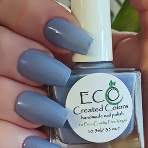 Moon Struck : Purple Blue Nail Polish / Periwinkle Nails / Cruelty Free and Vegan Polish / Spring Nail Polish / Eco Created Colors