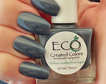 Wintertide Blue Gray Nail Polish: Vegan, 10-Free Formula