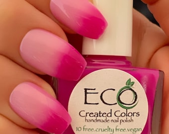 Pink U Later - Pink to Colorless Thermal Changing Polish, Pink Color Changing Polish