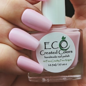 A Shade Of Pink - Pink Nail Polish, Light Pink Polish, Nail Art, Valentine Day Nail Polish