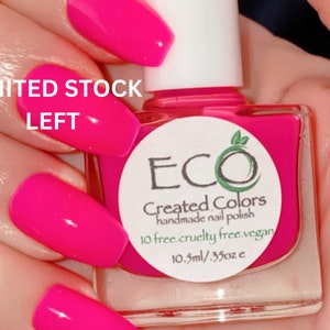 Bend and snap - Pink Nail Polish, Bright Pink Nail Polish, Summer Nail Polish