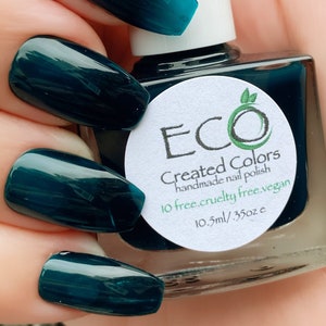 Blue Lagoon - Blue Green Nail Polish, Teal Polish, Vegan and Cruelty Free