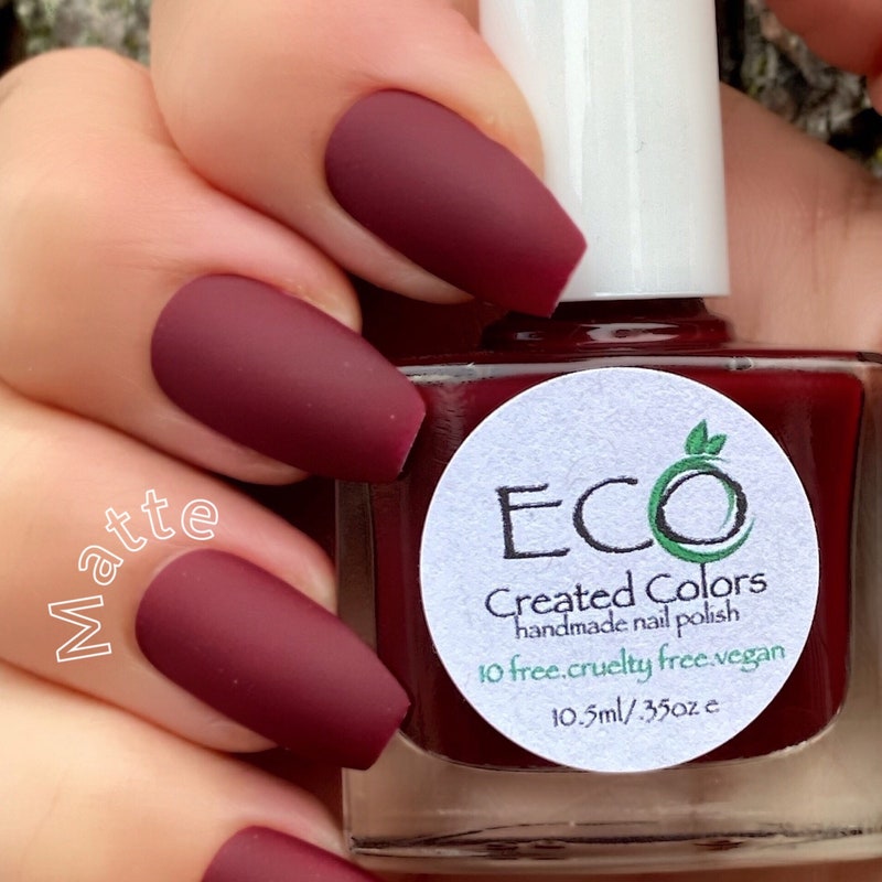 Fall Nails Basic Nail Designs Matte - Etsy