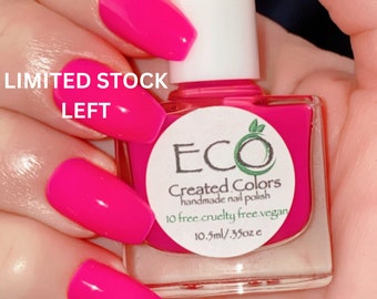 Bend and snap - Pink Nail Polish, Bright Pink Nail Polish, Summer Nail Polish