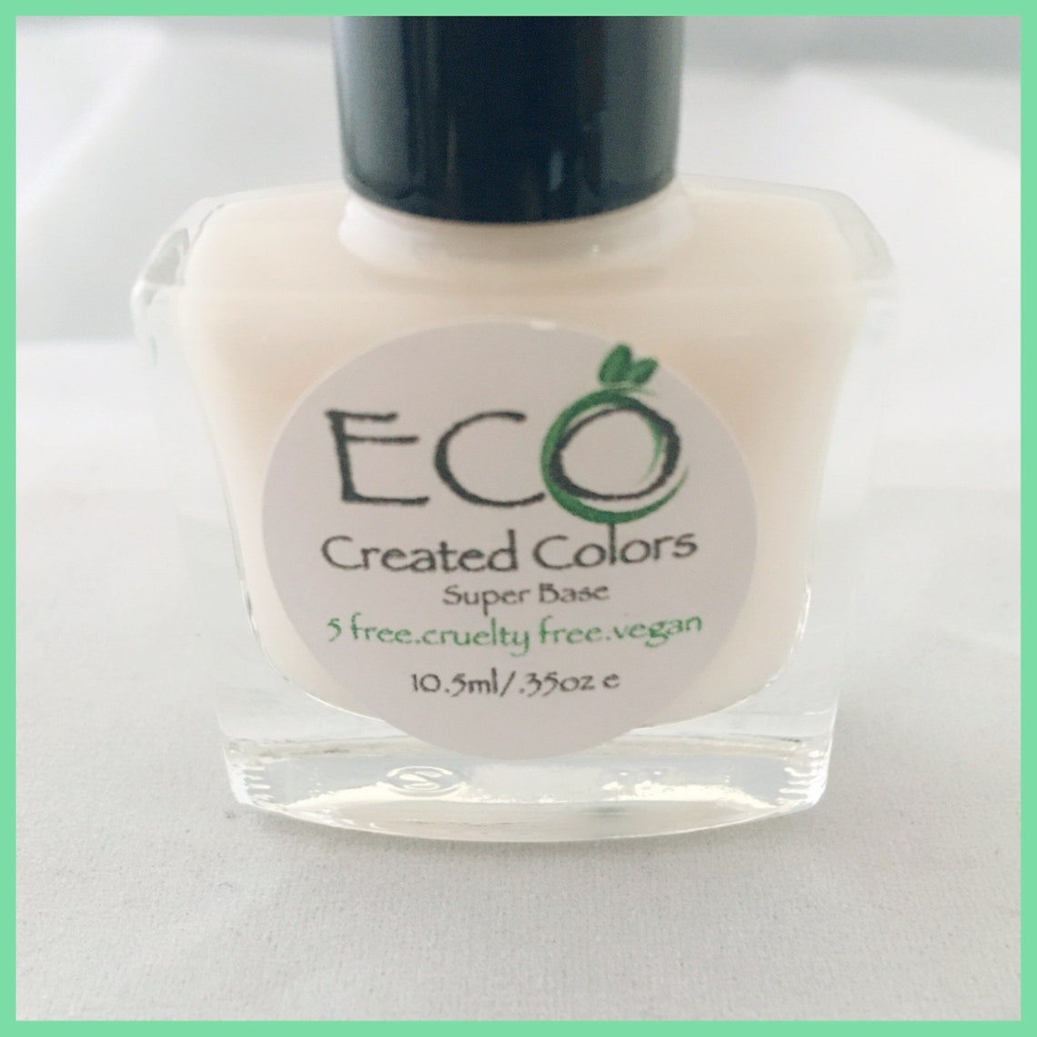 Nail Polish Super Base Coat Natural Eco 5 Free Nail Polish Etsy