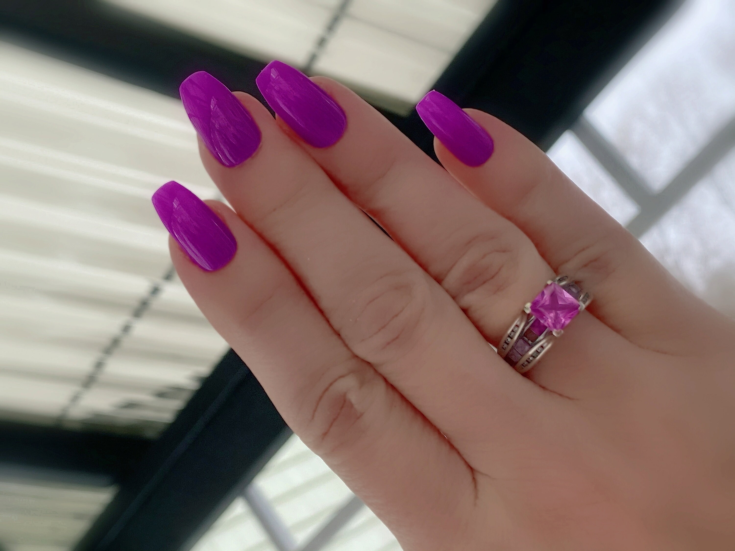 DON'T Worry Be Purple : Neon Purple Nail Polish 10 Free - Etsy Finland