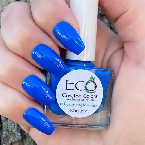 Chi-Town Blue : Blue Neon Nail Polish, Nail Lacquer, Spring Nails