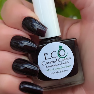 Nightfall : Deep Purple Nail Polish, Burgundy/Black Polish, Fall Nails, Winter Nails