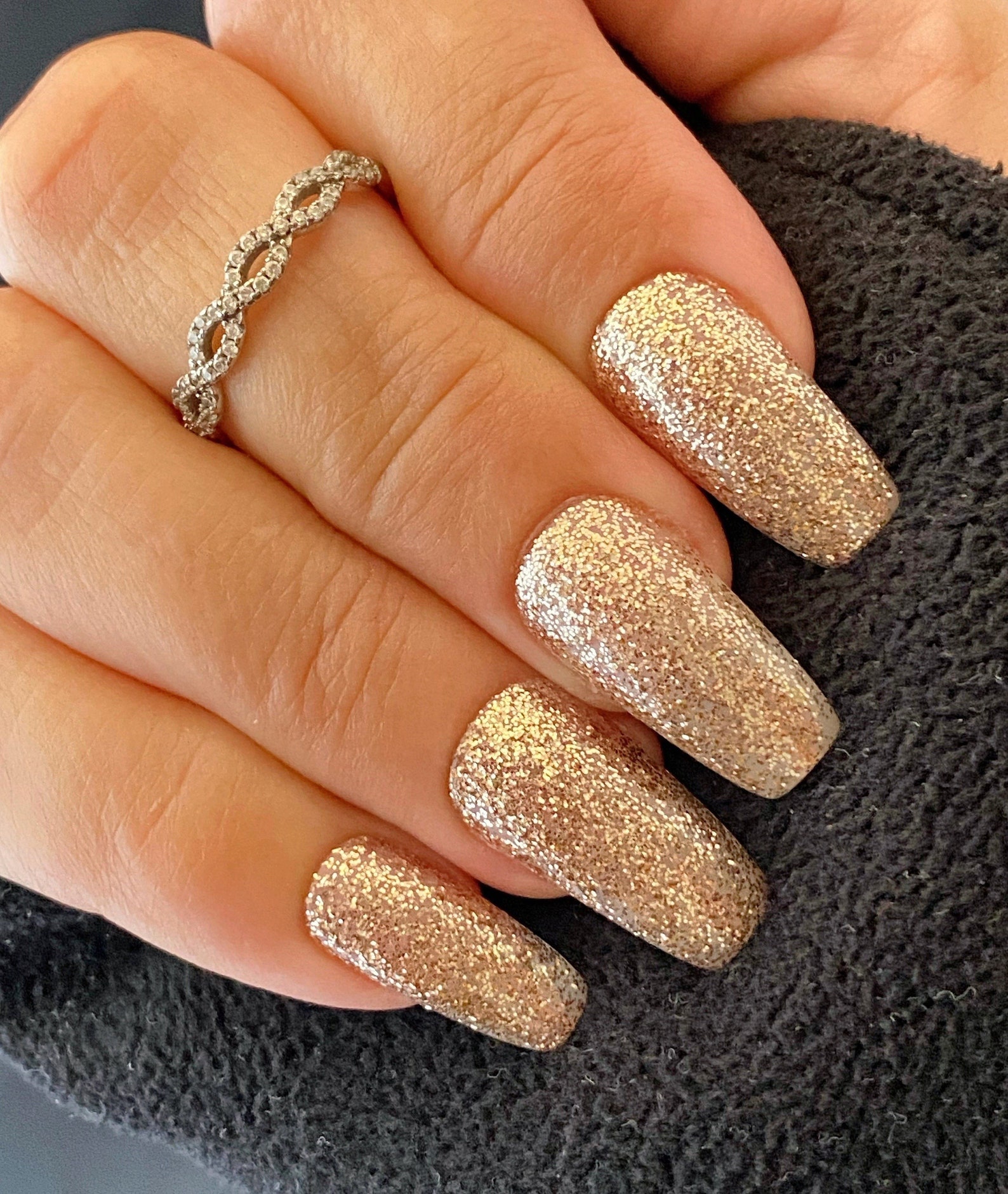 NEW Gold/silver Glitter Nail Polish Sparkle Nail Polish : - Etsy