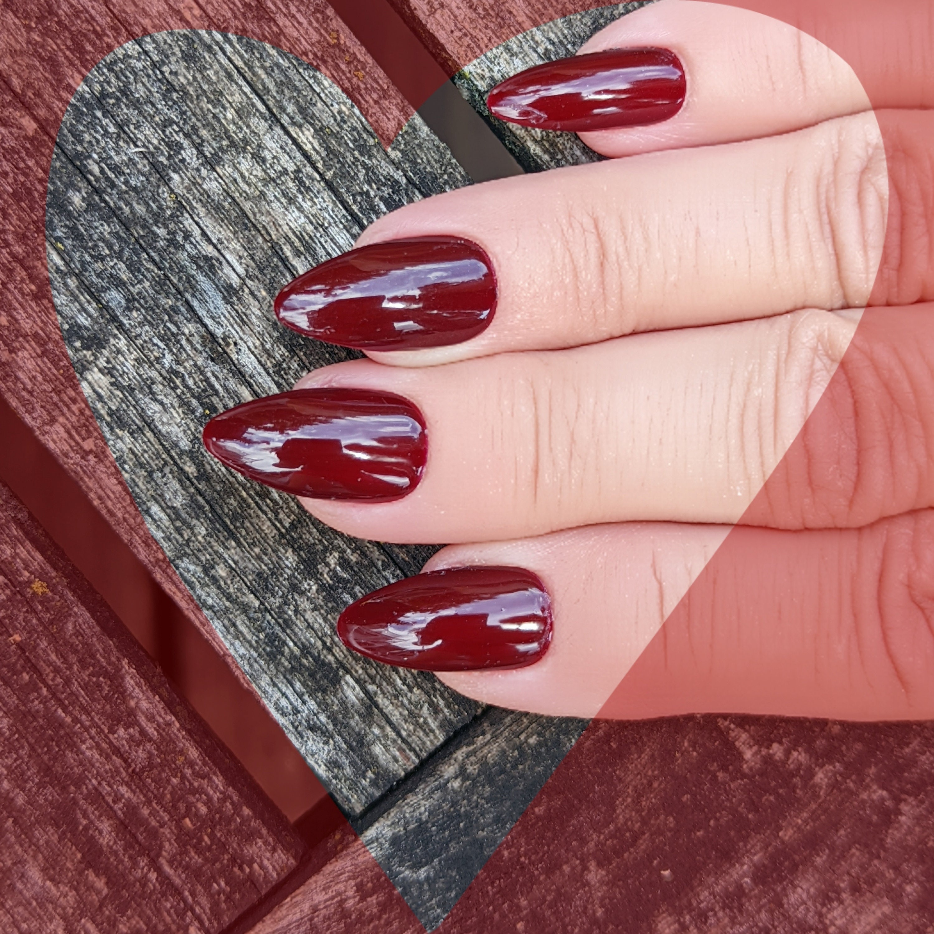 Wine on sale nail color