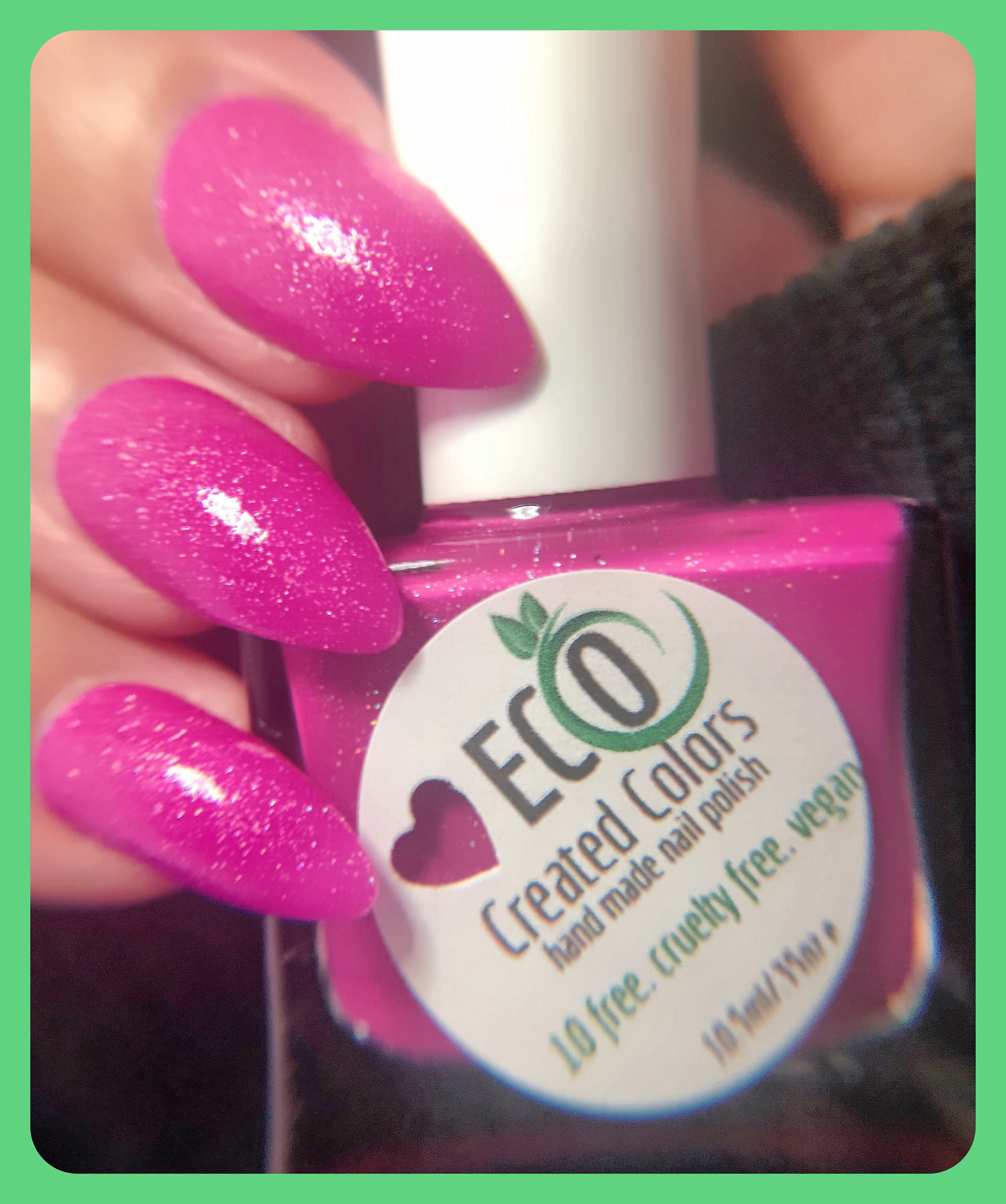 Pink Shimmer Nail Polish 50