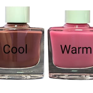 Holiday Blush - Brown Thermal Color Changing Nail Polish, Brown to Red to Pink Polish, Jelly Polish