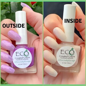 Creamy Clear to Purple Photochromic Nail Polish, Nail Lacquer: Fun In The Sun Purple