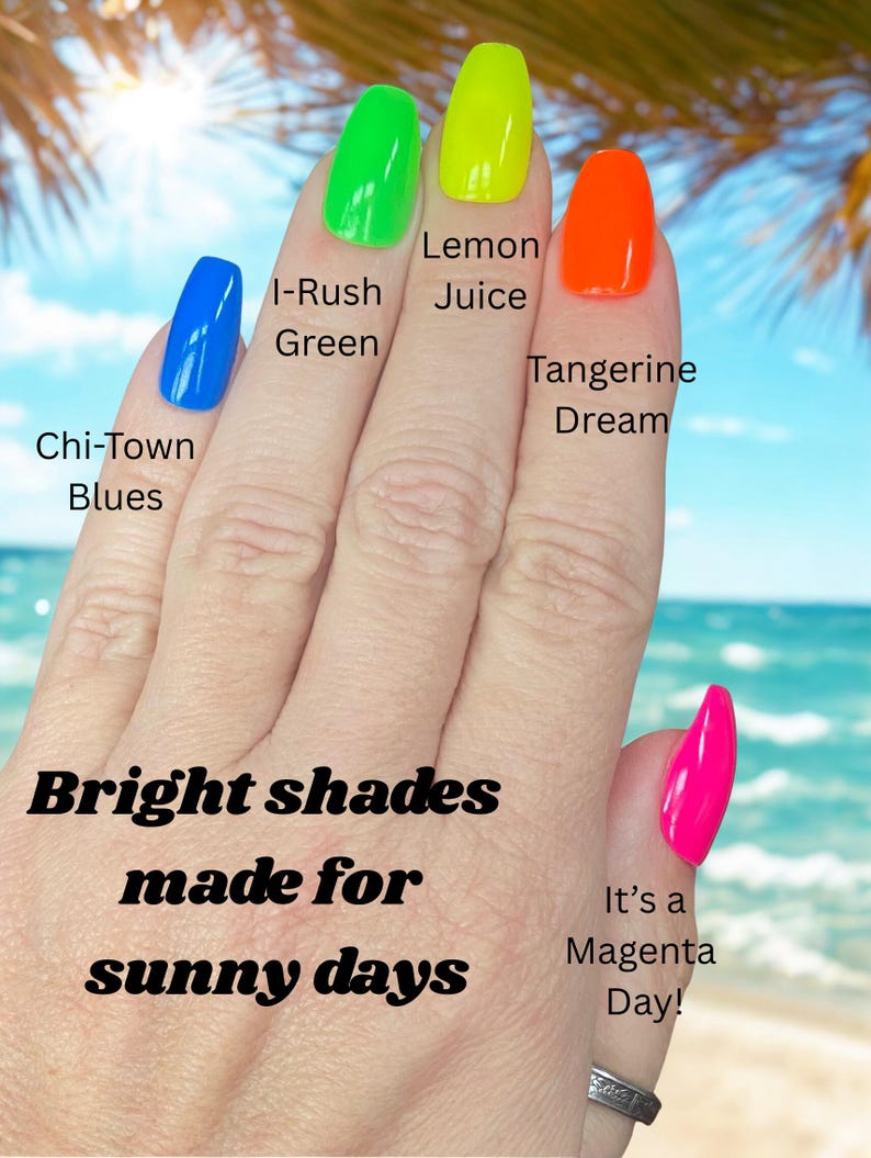 Tangerine Dream Neon Orange Nail Polish: Handmade, Vegan, Cruelty-Free image 3