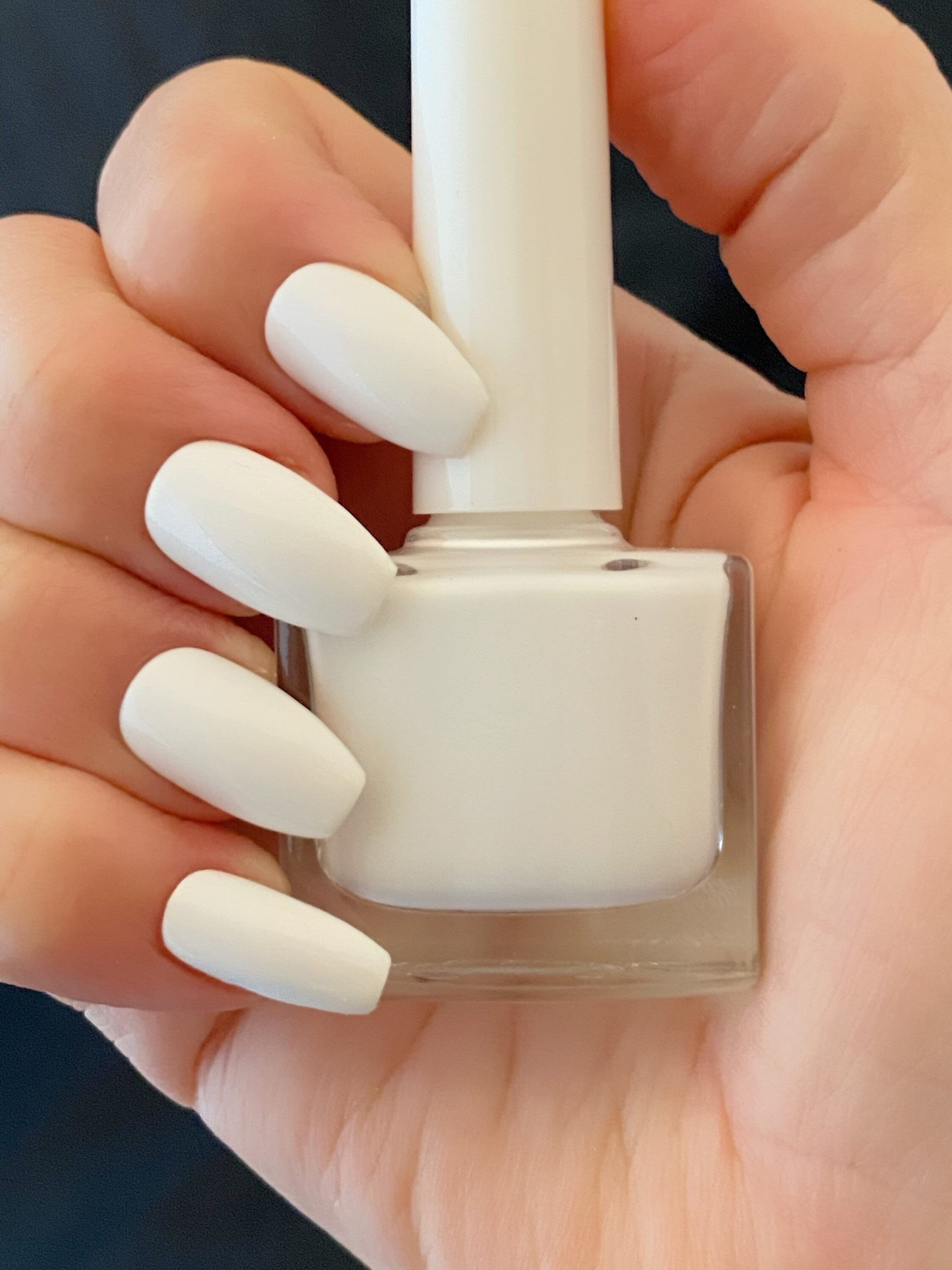 Off white nail polish deals