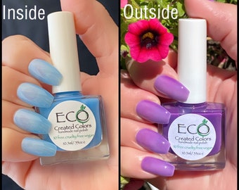 Color Changing Nail Polish – Blue to Purple, Vegan 10 Free
