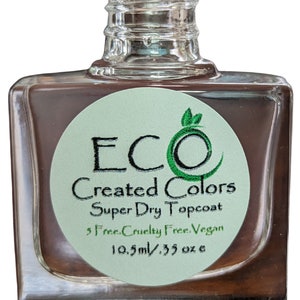 Nail Polish Super Dry Top Coat: Treatment Nail Polish, Quick Dry Top Coat, Vegan and Cruelty Free, Shiny Top Coat