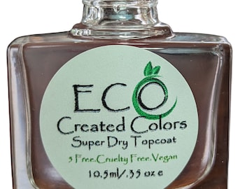 Nail Polish Super Dry Top Coat: Treatment Nail Polish, Quick Dry Top Coat, Vegan and Cruelty Free, Shiny Top Coat