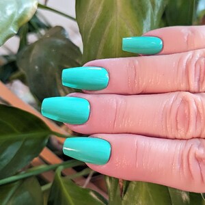 MERMAID Teal Green Blue Nail Polish / Turquoise Polish / - Etsy