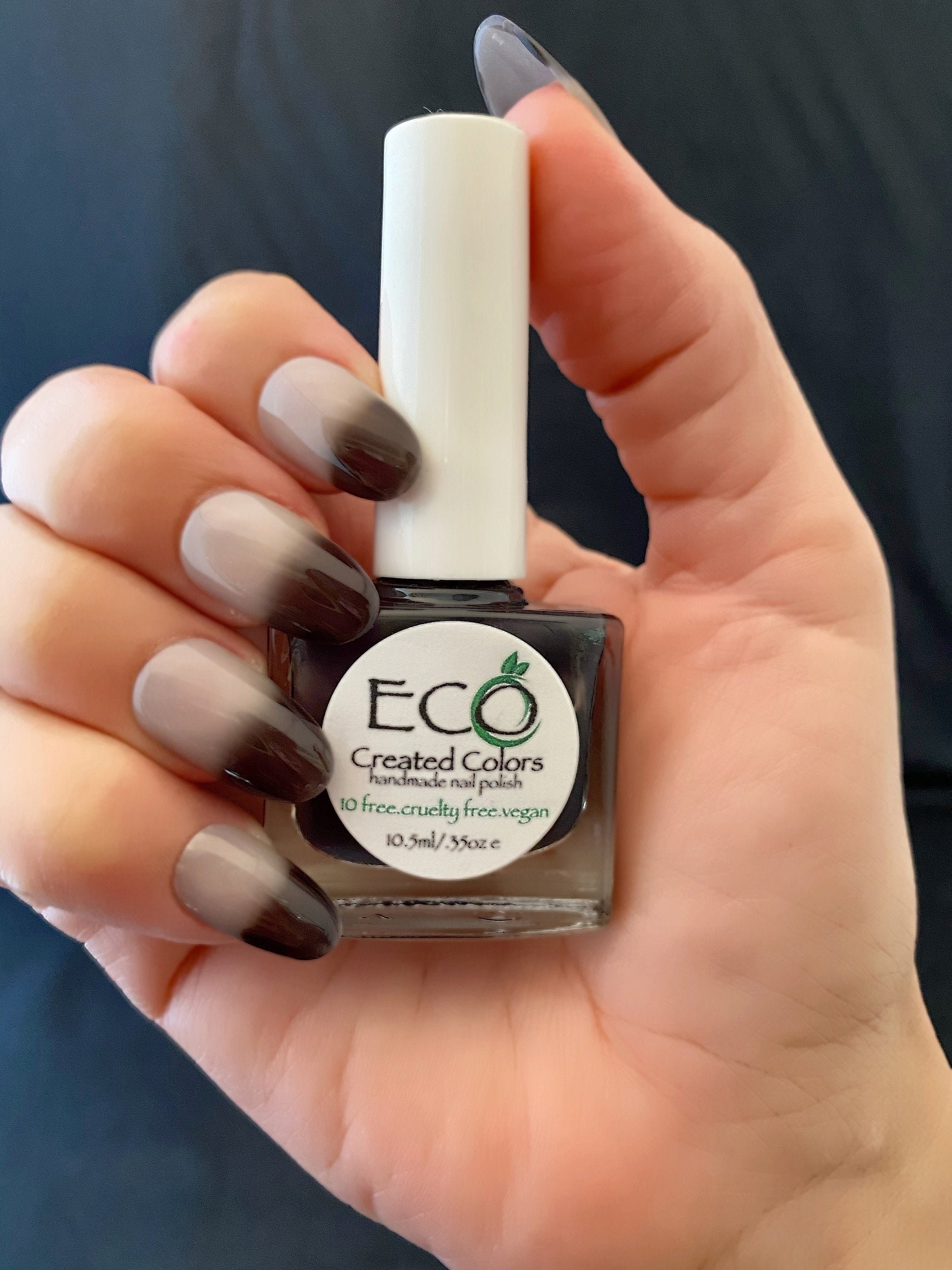 Black Thermal Color Changing Nail Polish Black to Colorless - Etsy Black Thermal Color Changing Nail Polish Black to Colorless - Etsy