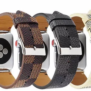 red louis vuitton apple watch band