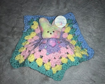 Easter Lovies, Bunny Loveys, Pink bunny, Aqua bunny, Yellow Bunny, Rainbow Bunny,  My first Easter Bunny, Easter Basket Stuffer