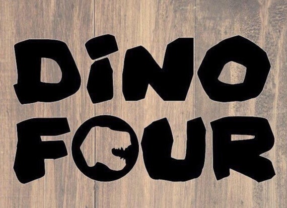 Download Dinosaur Birthday 4th Birthday Birthday Boy Birthday Svg Etsy