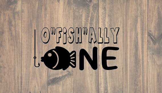 Download Ofishally One 1st Birthday Svg Fishing Etsy