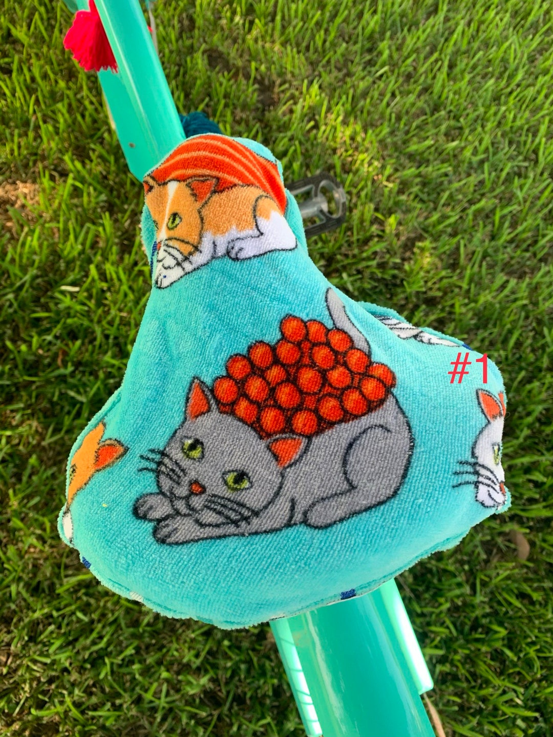 Meowshi Beach Cruiser Bike Seat Cover un Cushy Sweet Ride Etsy France