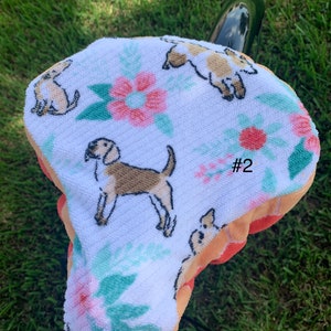 DOG GONE CUTE Beach Cruiser Bicycle Seat Cover