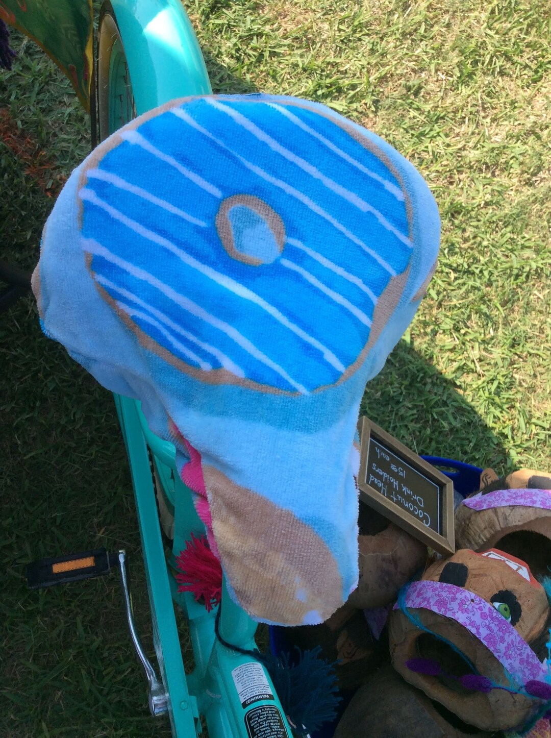 Guilty Pleasure Beach Cruiser Bike Seat Cover Etsy