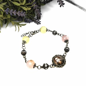 Holy Face of Jesus Bracelet in stone | Holy Face of Jesus Bracelet