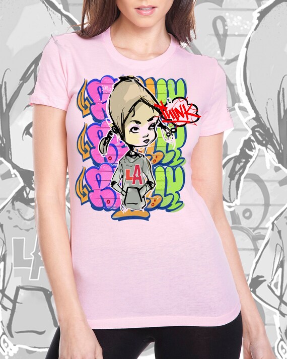 Graffiti Girl Manga Anime Comic Street Art Japan Art Hipster Etsy