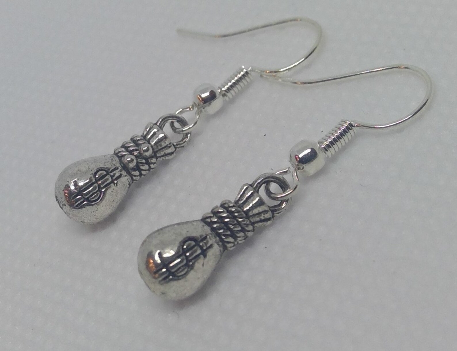 Money Bags Earrings Novelty Earrings Earrings Free Etsy