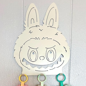Labubu metal sign display, labubu holder