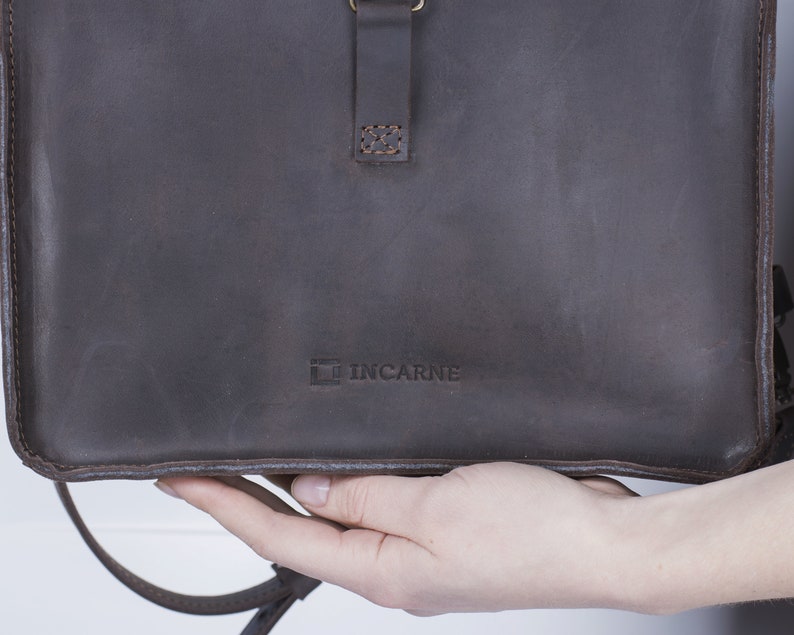 Brown Leather Bag Travel Backpack Leather Backpack Leather Laptop Bag Backpack Purse