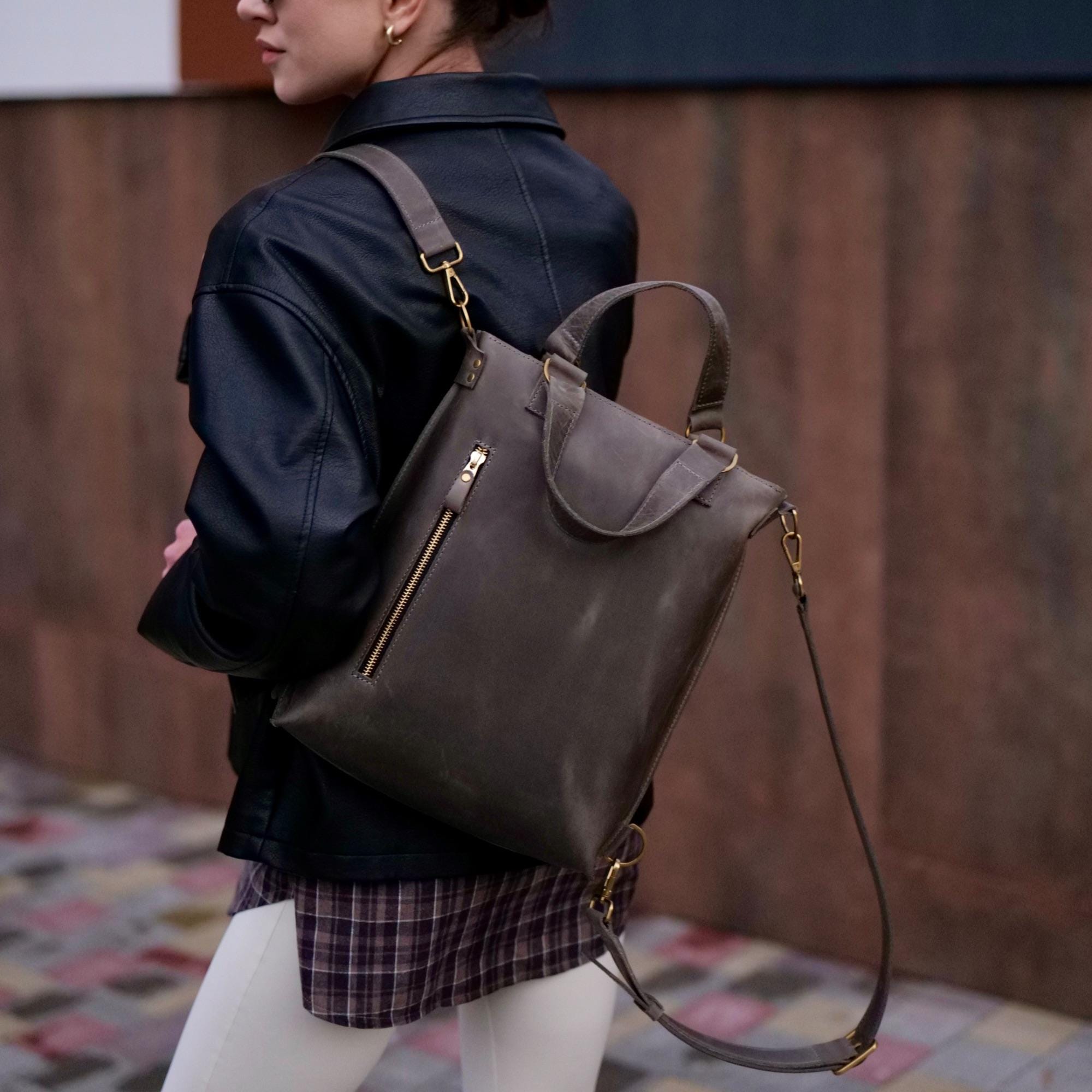 Leather Women's Laptop 13-17" Backpack: Fits MacBook Air & Pro, S/M Sizes, Minimalist City Style - Etsy Leather Women's Laptop 13-17" Backpack: Fits MacBook Air & Pro, S/M Sizes, Minimalist City Style - Etsy