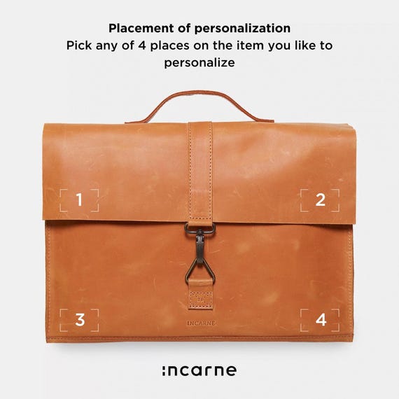 Herren Leder Laptop Aktentasche, Leder Bürotasche für Herren