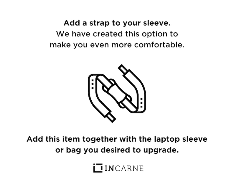 Ajoutez une bandoulière pour les housses et les sacs pour ordinateur portable image 1