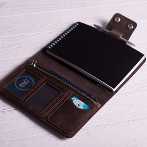 Business Leather Padfolio | A4 Portfolio Organizer for Men | Personalized A4/A5 Folder | Office Organizer | Letter Size Organizer Folders