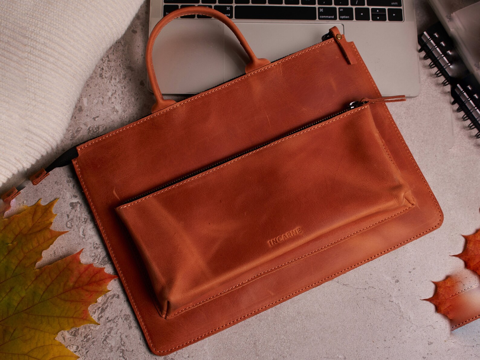 Personalized Leather Macbook Pro 16 M1 Briefcase Bag Macbook Etsy