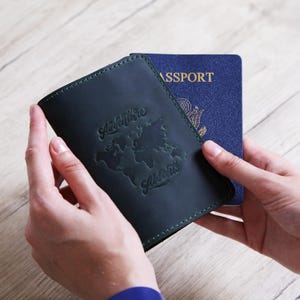 Porta-passaporte de couro genuíno por atacado com personalização | Pedido em massa para capa de passaporte | Passaporte minimalista por atacado | Presentes