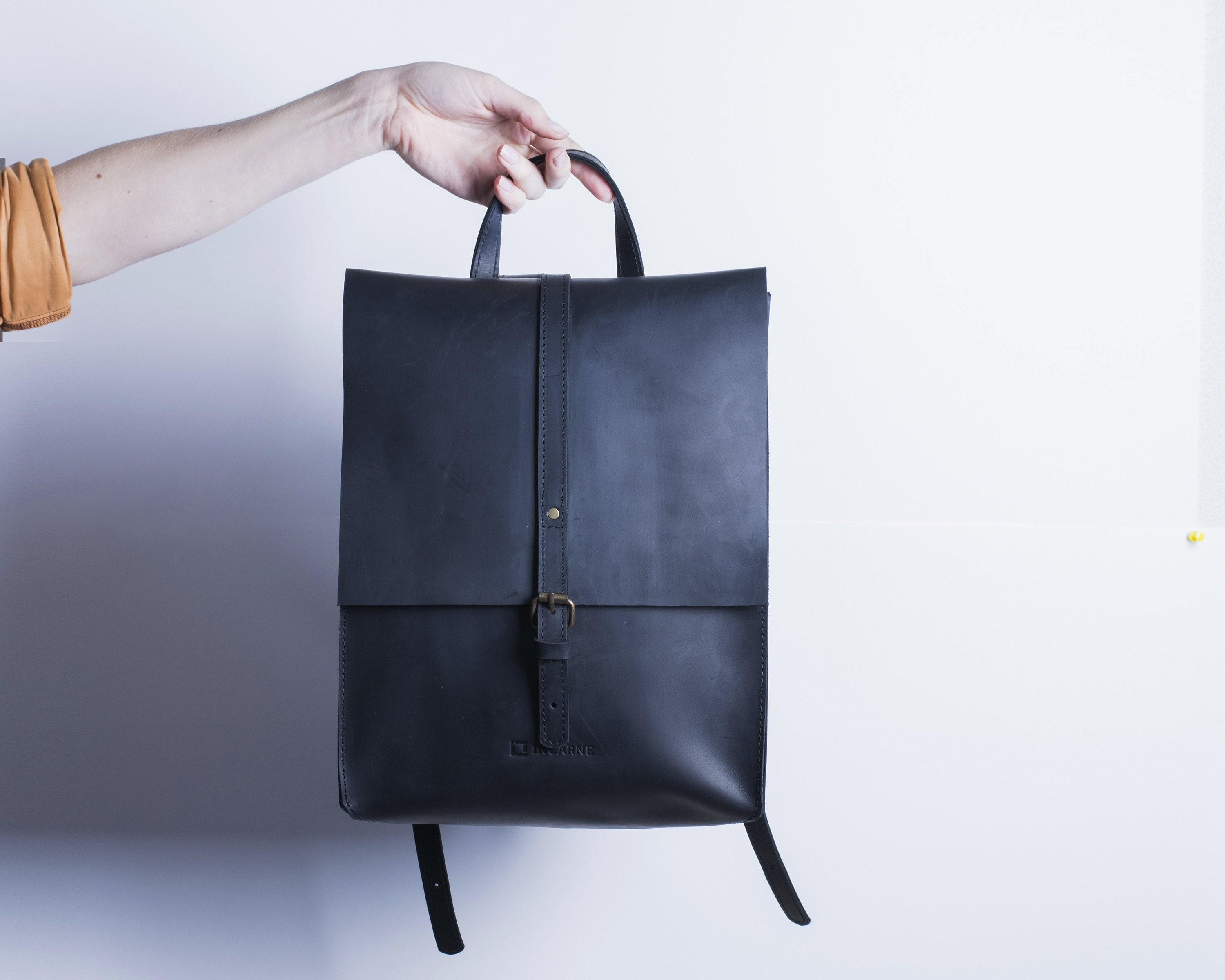small black rucksack womens