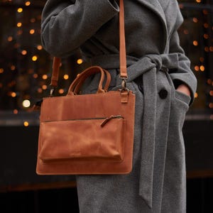 Porte-documents en cuir pour ordinateur portable avec personnalisation, étui à poignée pour MacBook Pro M1 2021, convient à tous les modèles d'ordinateurs portables