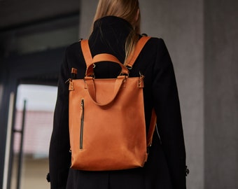 School tote bag Convertible backpack purse Large tote bag Office tote bag Tote bag for school Convertible backpack