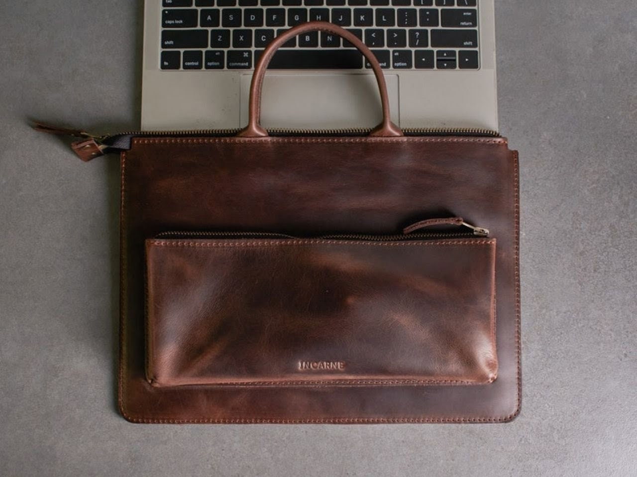 Laptop Bags Women Leather Laptop Bag 17 Inch MacBook Pro / 