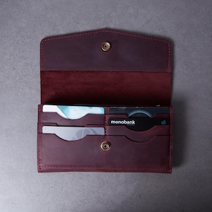 Personalized Leather Wallet Clutch, Leather wallet, Leather custom wallet, Leather personalized gift, Free personalization, birthday gift