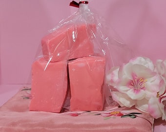 Aoki Handcrafted Specialty Olive Oil Soap: Les Fleurs de Lisieux à la Sakura, Petits Morceaux des Savons pour les mains et Cadeaux
